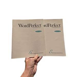 Windows word perfect version 6.0 2 books express docs and getting started